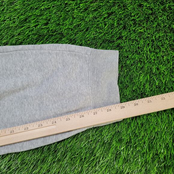 Nike Swoosh Logo Jogger Sweatpants Mens XL Heather Grey Tapered Fit - Picture 9 of 11